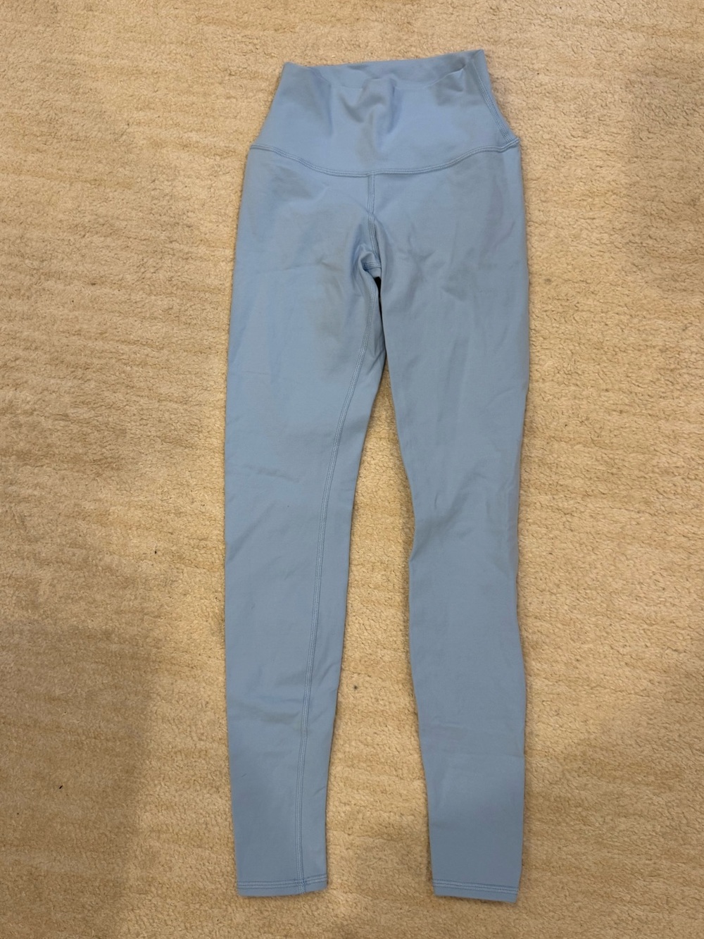 ALO Yoga High-Waist Light Blue Leggings
